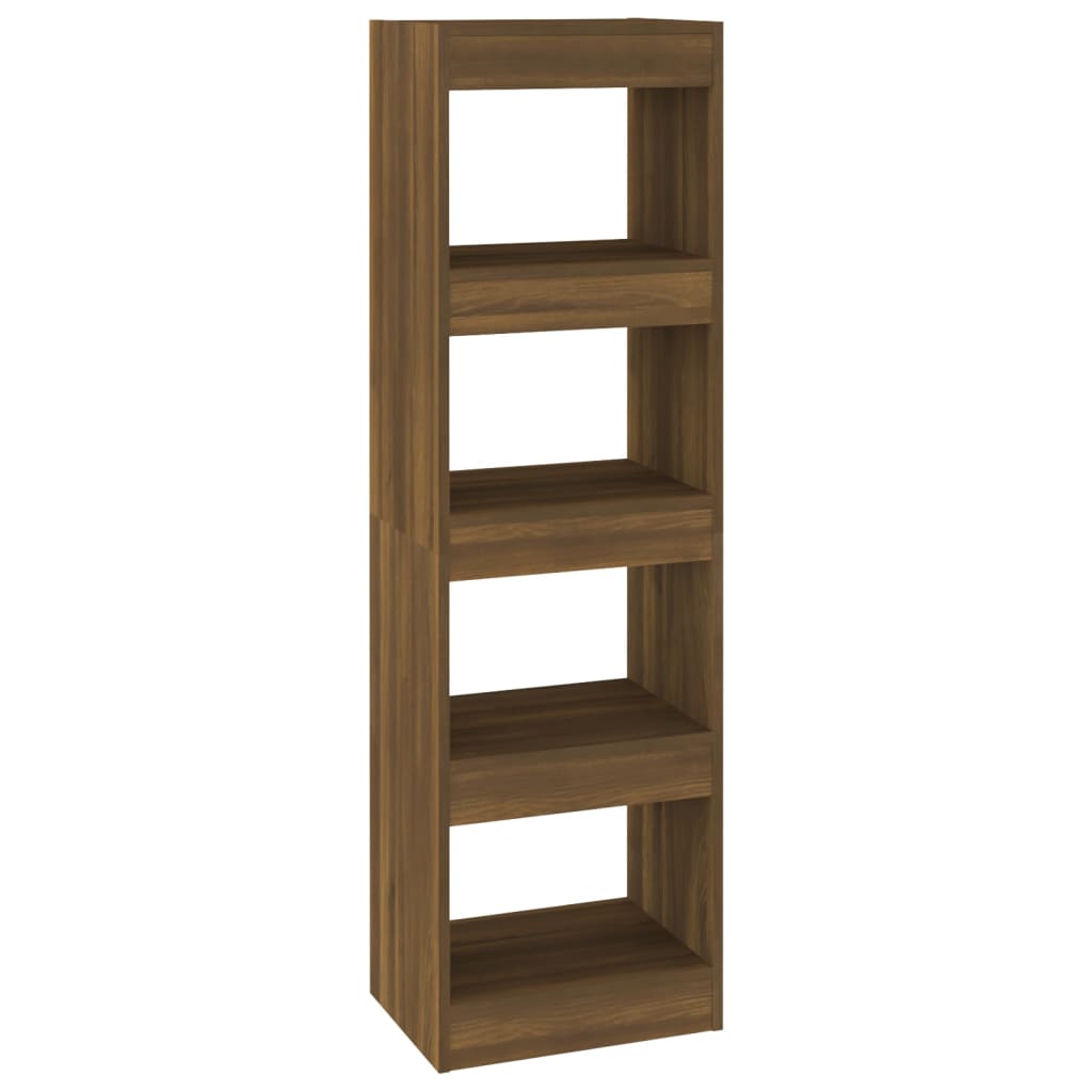 8720286844236_a_en_hd_1 vidaXL Book Cabinet/Room Divider Brown Oak 40x30x135 cm - Image 2