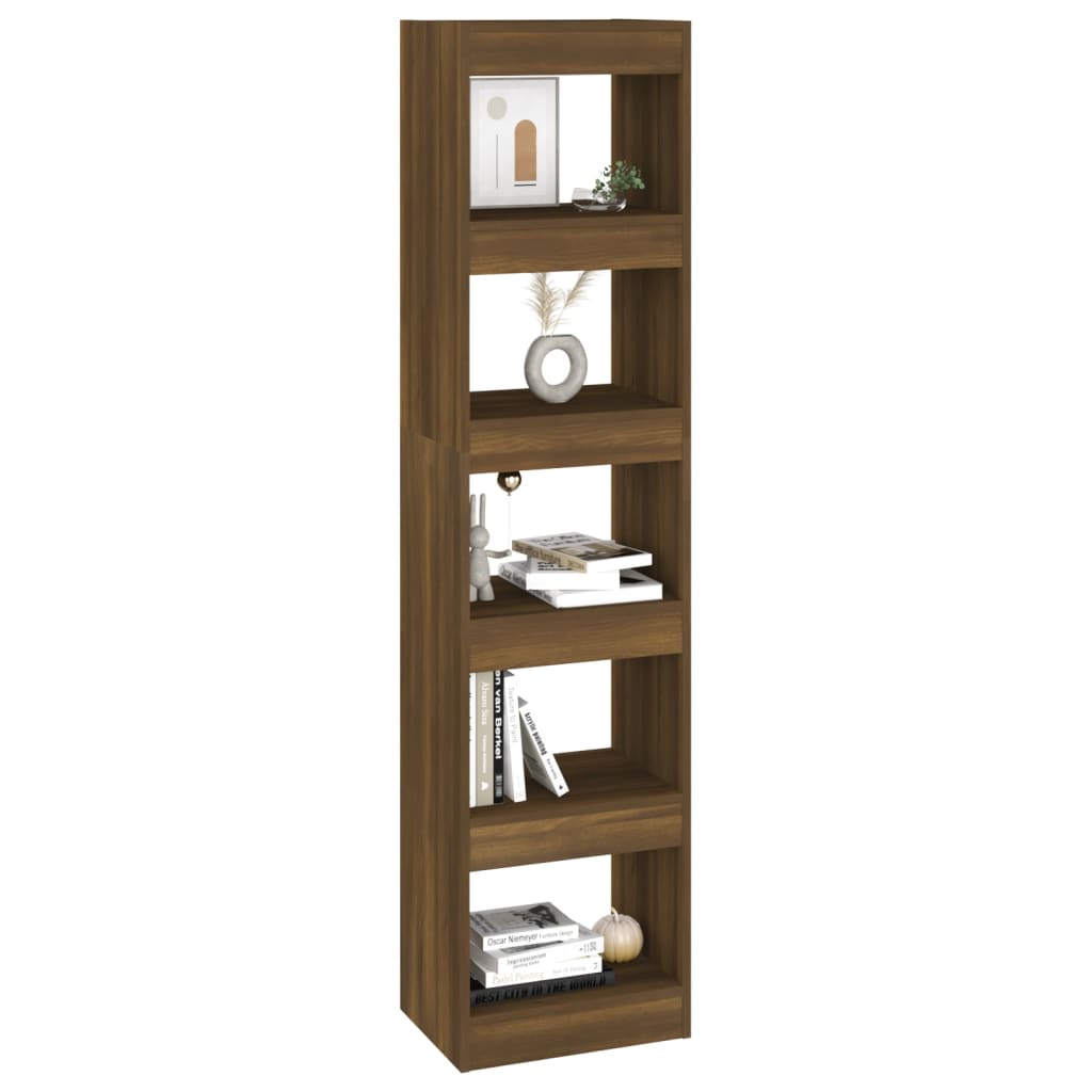 8720286844267_g_en_hd_3 vidaXL Book Cabinet/Room Divider Brown Oak 40x30x166 cm - Image 6