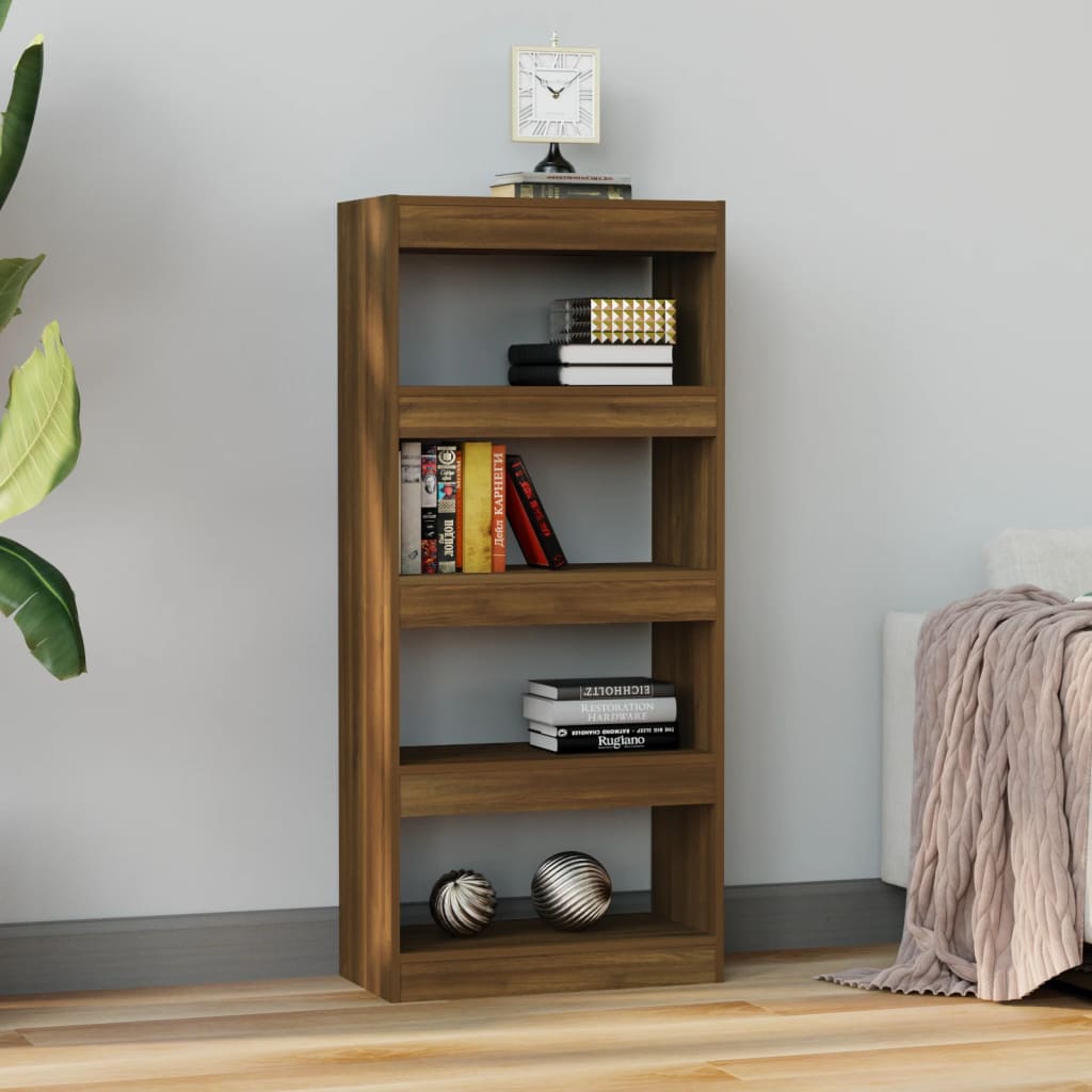 8720286844380_g_en_hd_2 vidaXL Book Cabinet/Room Divider Brown Oak 60x30x135 cm Engineered Wood - Image 5