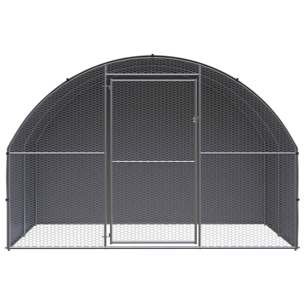 8720286844953_g_en_hd_1 vidaXL Outdoor Chicken Coop 3x2x2 m Galvanised Steel - Image 2