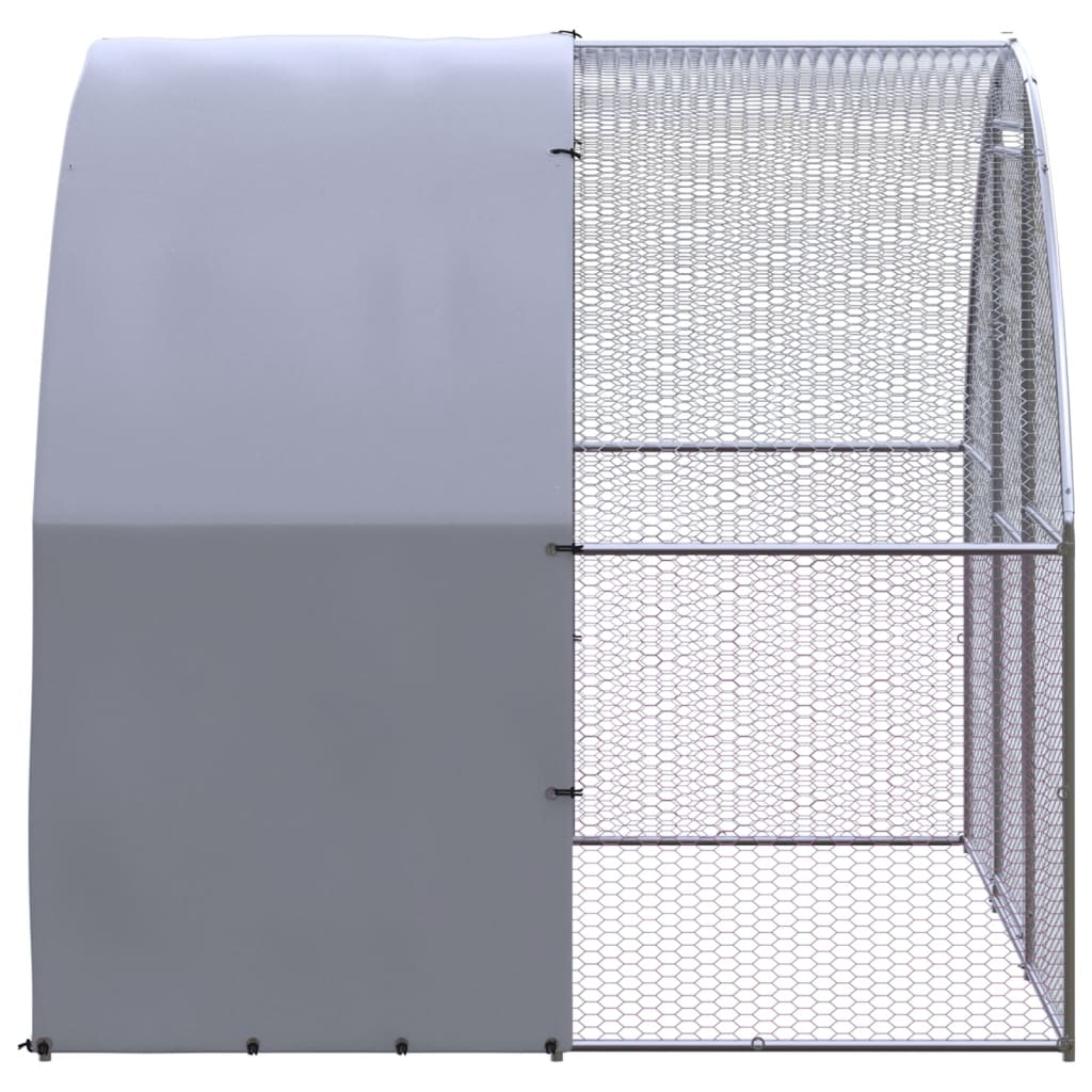 8720286844953_g_en_hd_2 vidaXL Outdoor Chicken Coop 3x2x2 m Galvanised Steel - Image 3