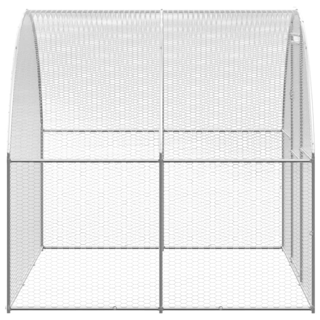 8720286844953_g_en_hd_6 vidaXL Outdoor Chicken Coop 3x2x2 m Galvanised Steel - Image 7