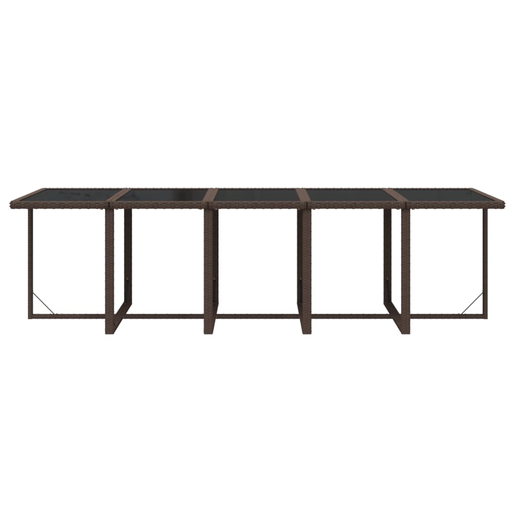 8720286846124_g_en_hd_6 vidaXL 11 Piece Garden Dining Set with Cushions Poly Rattan Brown - Image 8