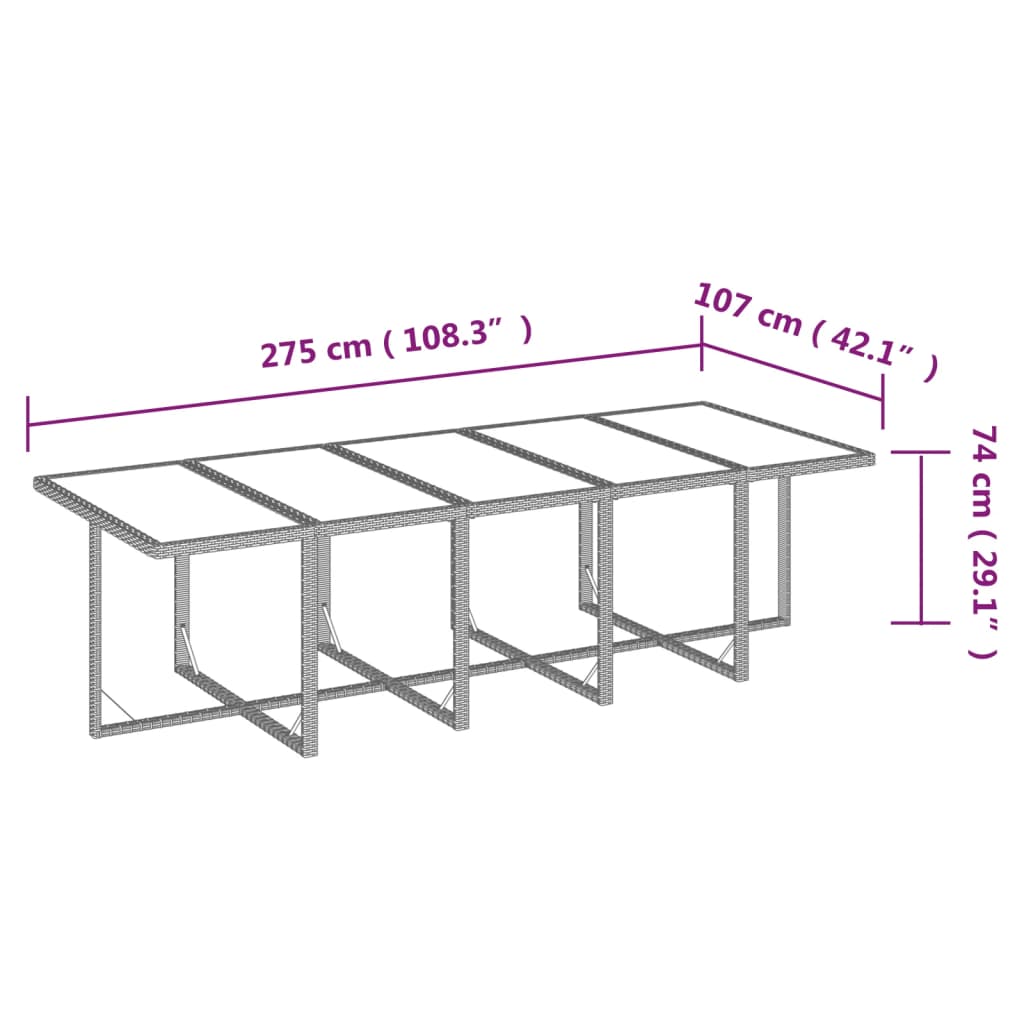 8720286846124_g_en_hd_8 vidaXL 11 Piece Garden Dining Set with Cushions Poly Rattan Brown - Image 10