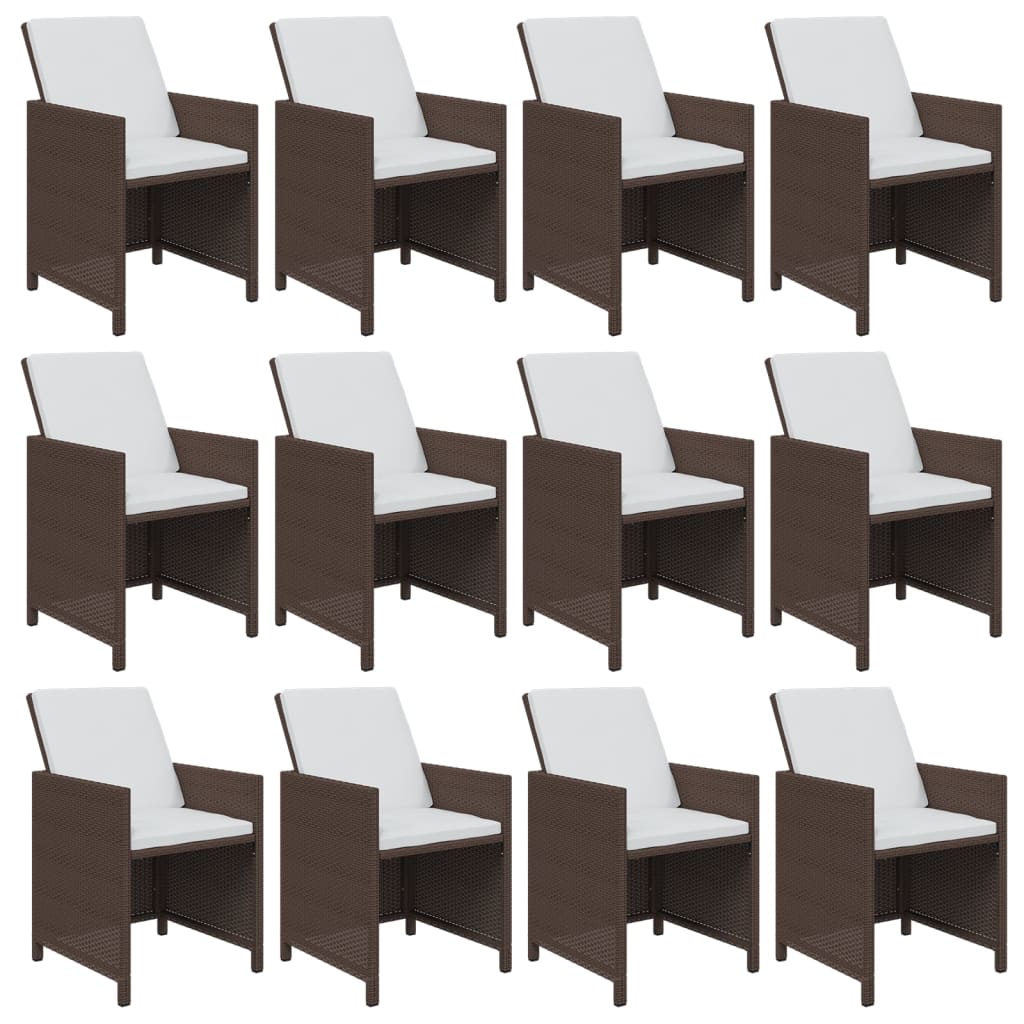 8720286846391_g_en_hd_2 vidaXL 13 Piece Garden Dining Set with Cushions Poly Rattan Brown - Image 4