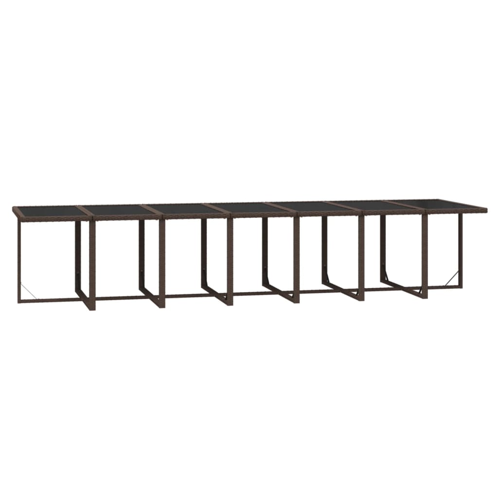 8720286846667_g_en_hd_5 vidaXL 15 Piece Garden Dining Set with Cushions Poly Rattan Brown - Image 7