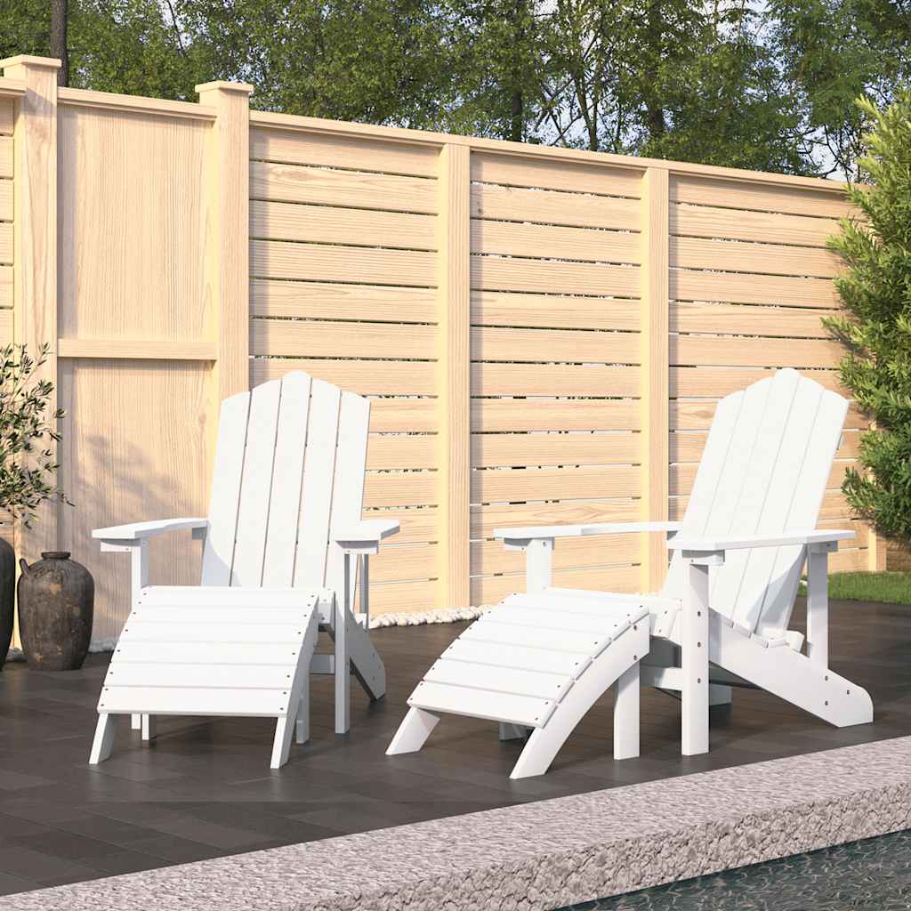 8720286847152_m_en_hd_1 vidaXL Garden Adirondack Chairs 2 pcs with Footstools HDPE White - Image 1