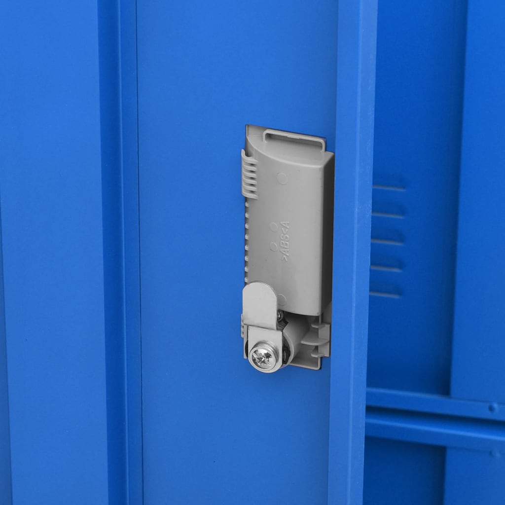 8720286847787_g_en_hd_7 vidaXL Locker Cabinets 5 pcs Light Grey and Blue 90x45x92.5 cm Steel - Image 9
