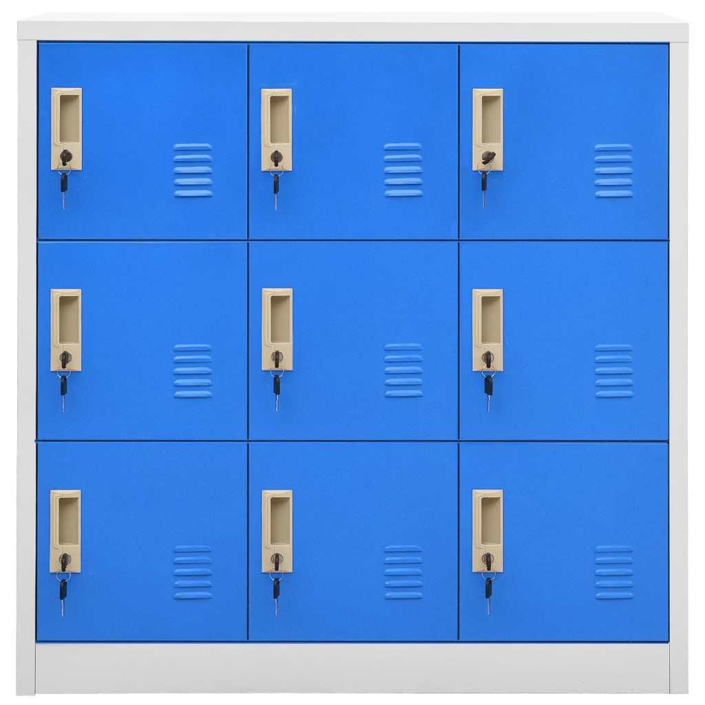 8720286847862_g_en_hd_2 vidaXL Locker Cabinets 5 pcs Light Grey and Blue 90x45x92.5 cm Steel - Image 4