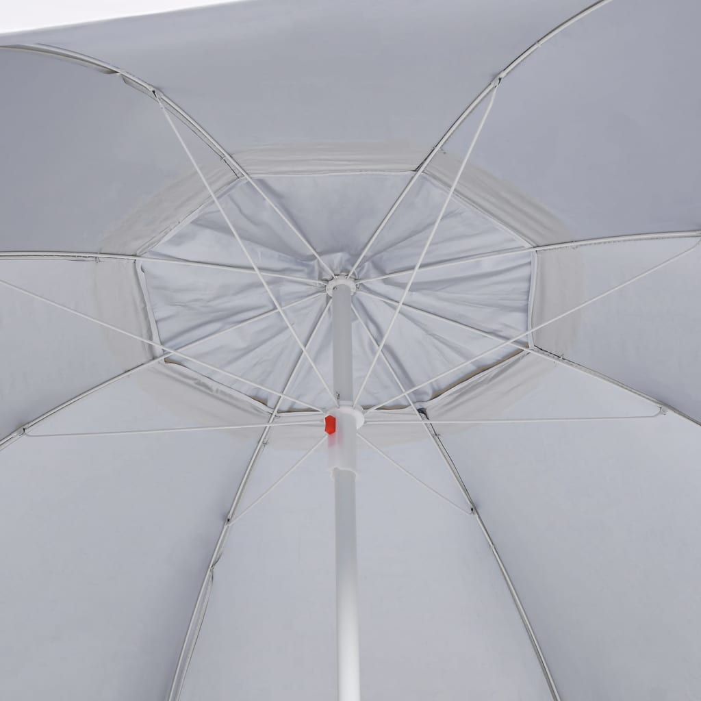 8720286848050_g_en_hd_5 vidaXL Beach Parasol with Side Walls Sand 215 cm - Image 6