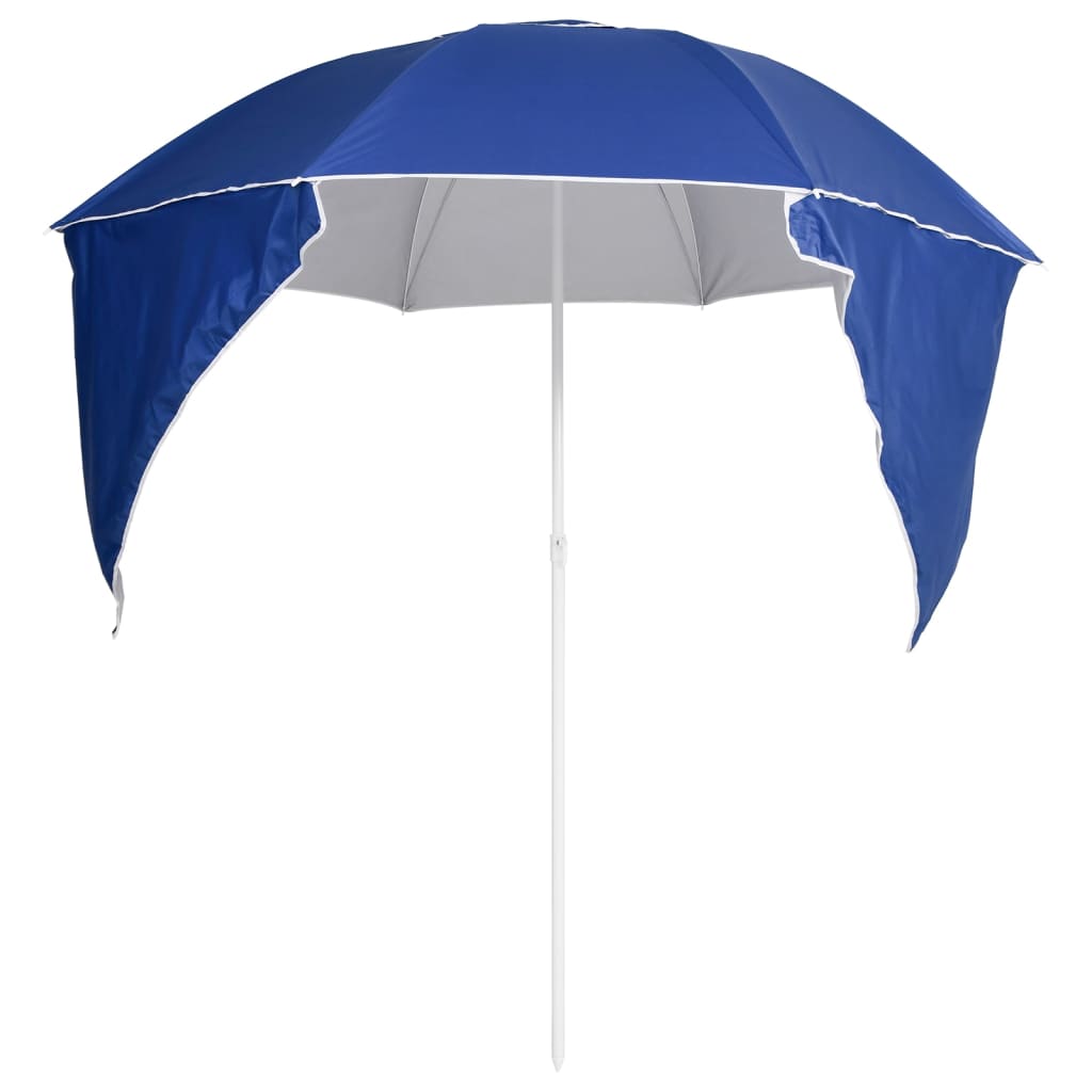 8720286848067_g_en_hd_3 vidaXL Beach Parasol with Side Walls Blue 215 cm - Image 4