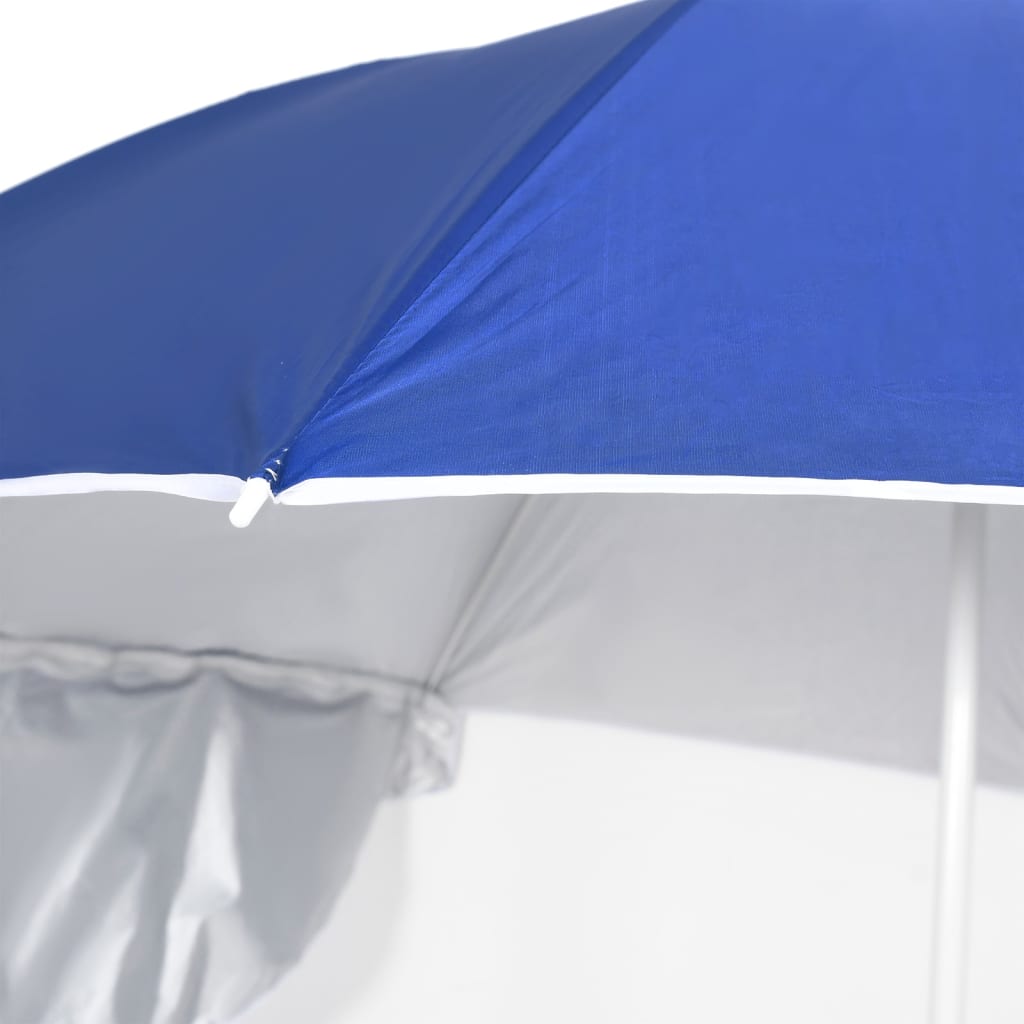 8720286848067_g_en_hd_4 vidaXL Beach Parasol with Side Walls Blue 215 cm - Image 5