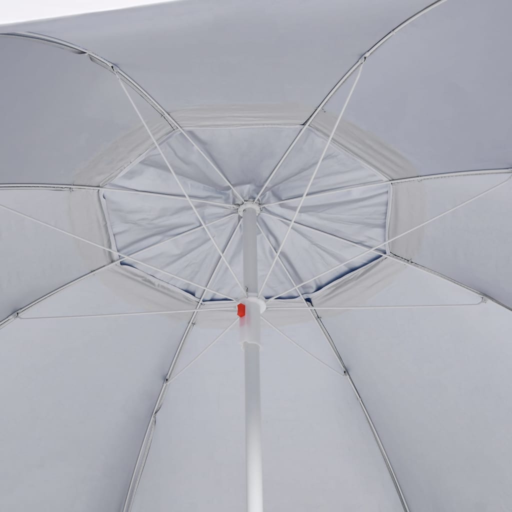 8720286848067_g_en_hd_5 vidaXL Beach Parasol with Side Walls Blue 215 cm - Image 6