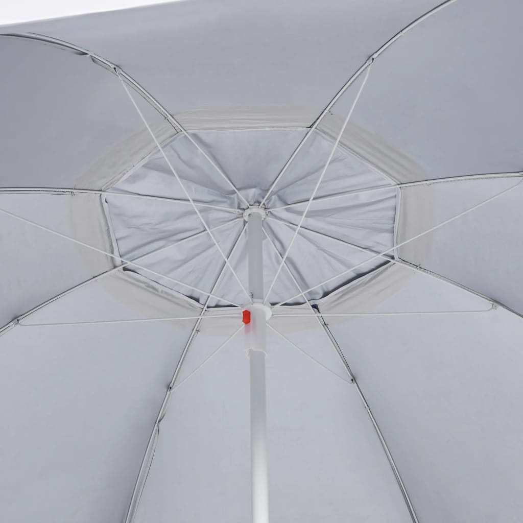 8720286848081_g_en_hd_5 vidaXL Beach Parasol with Side Walls Anthracite 215 cm - Image 6