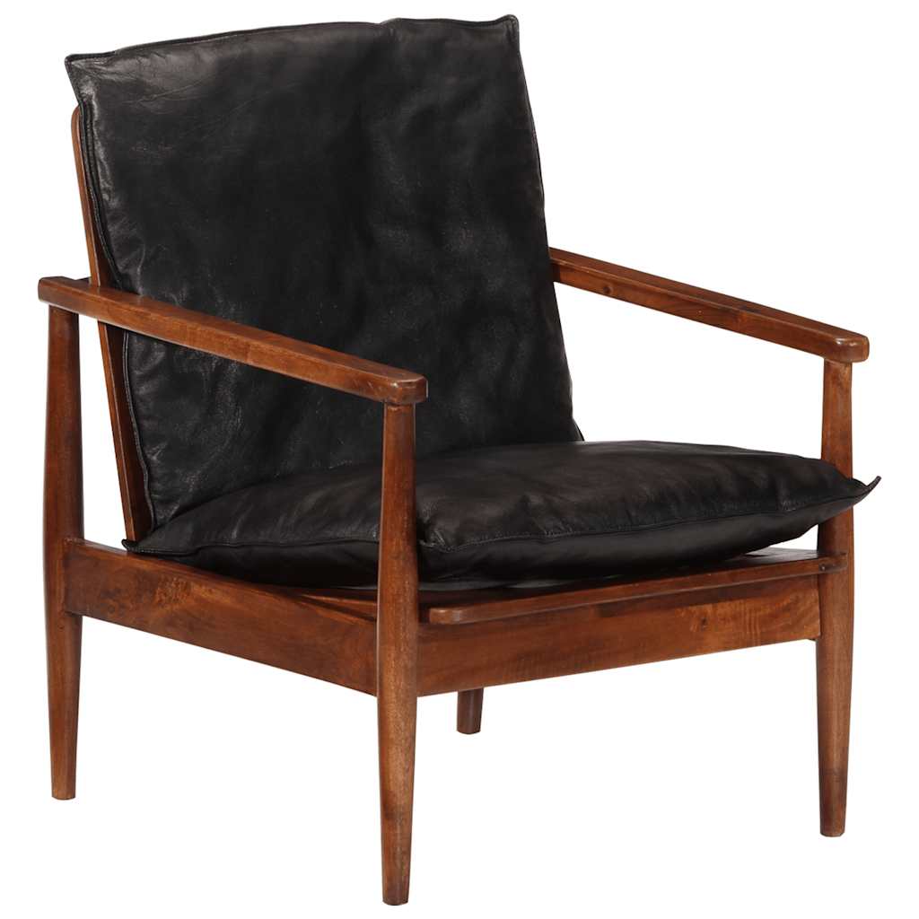 8720286849408_g_en_hd_4 vidaXL Armchair Black Real Leather and Solid Wood Acacia - Image 5
