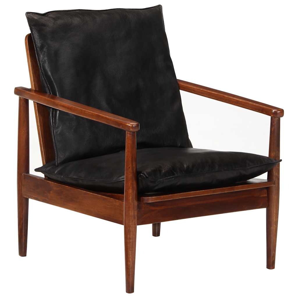 8720286849408_g_en_hd_5 vidaXL Armchair Black Real Leather and Solid Wood Acacia - Image 6