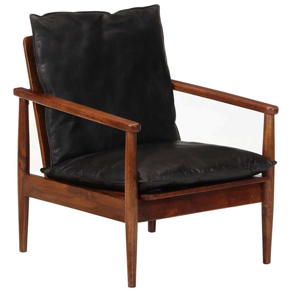 8720286849408_g_en_hd_6 vidaXL Armchair Black Real Leather and Solid Wood Acacia - Image 7