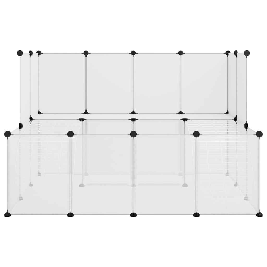8720286849736_g_en_hd_1 vidaXL Small Animal Cage Transparent 143x107x93 cm PP and Steel - Image 3