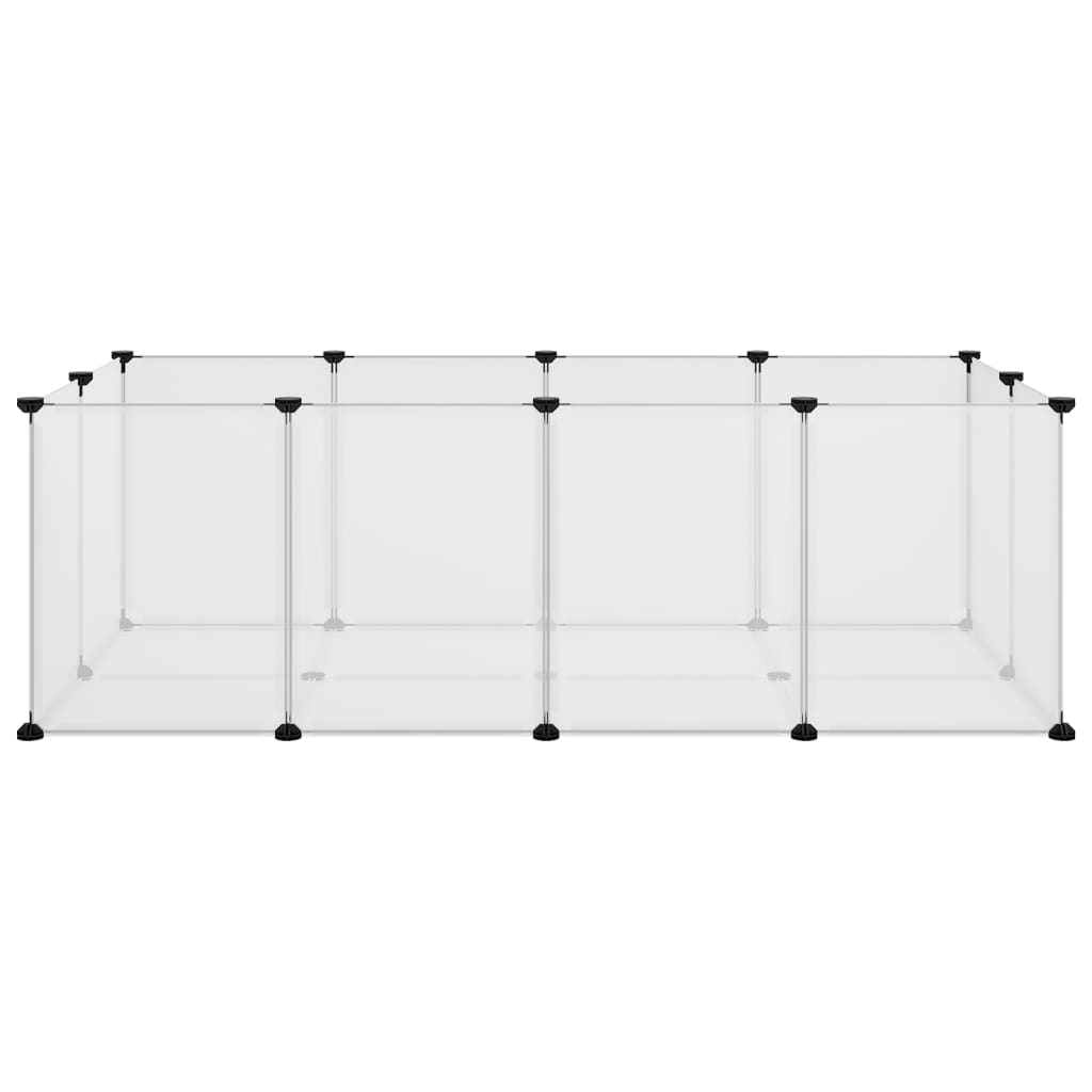 8720286849750_g_en_hd_1 vidaXL Small Animal Cage Transparent 144x74x46.5 cm PP and Steel - Image 3