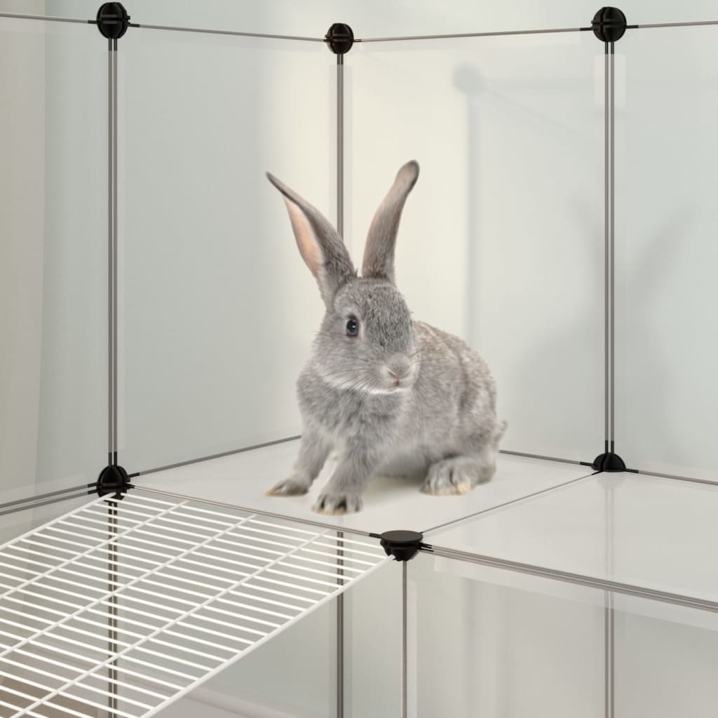 8720286849774_g_en_hd_5 vidaXL Small Animal Cage Transparent 142x74x93 cm PP and Steel - Image 7