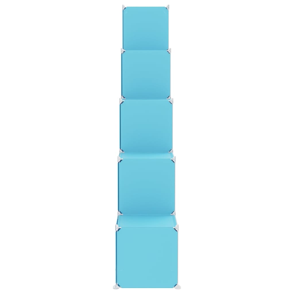 8720286849798_g_en_hd_2 vidaXL Cube Storage Cabinet for Kids with 15 Cubes Blue PP - Image 4