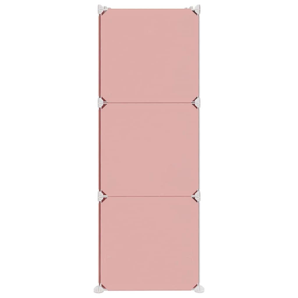 8720286849811_g_en_hd_2 vidaXL Cube Storage Cabinet for Kids with 6 Cubes Pink PP - Image 4