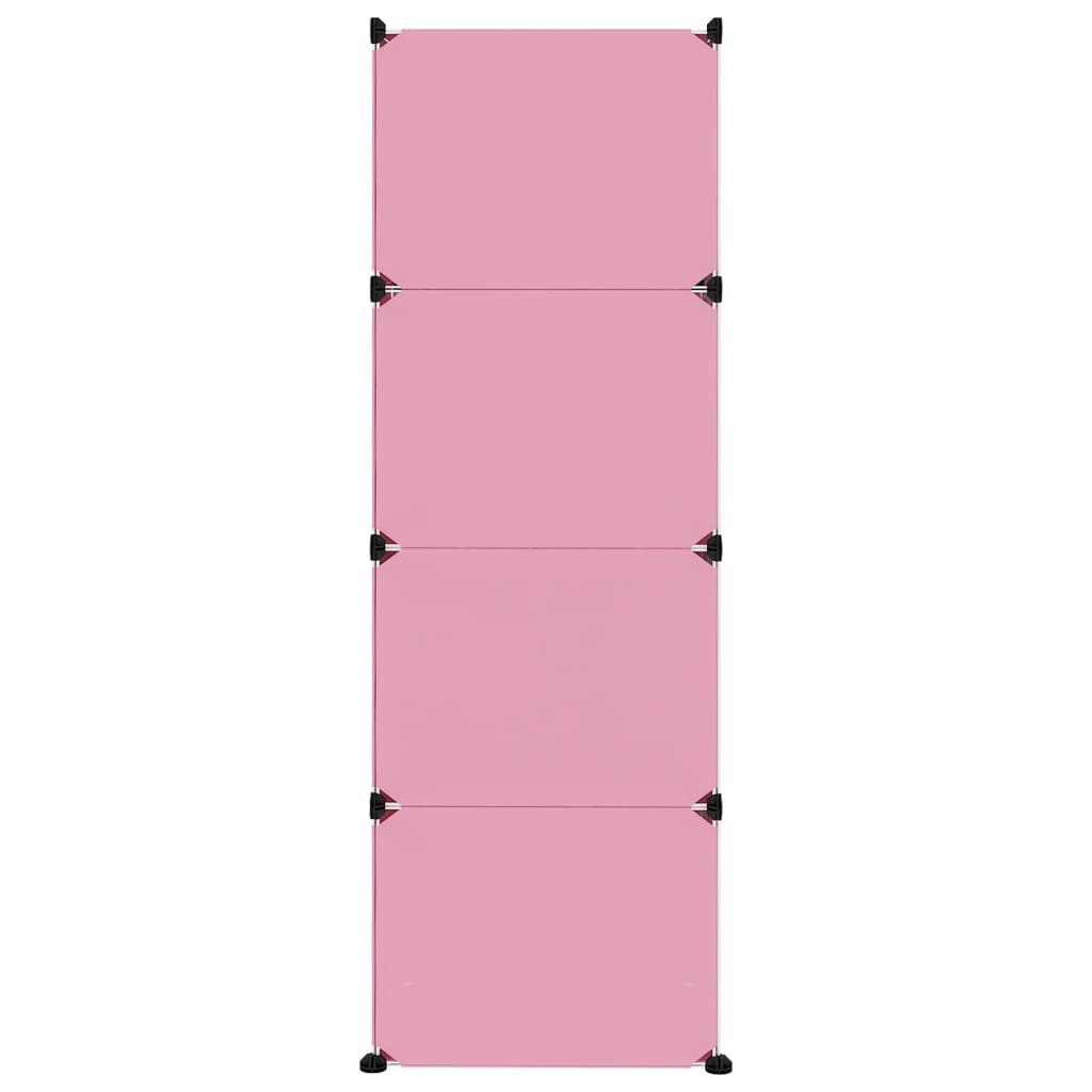 8720286849842_g_en_hd_2 vidaXL Cube Storage Cabinet for Kids with 12 Cubes Pink PP - Image 4