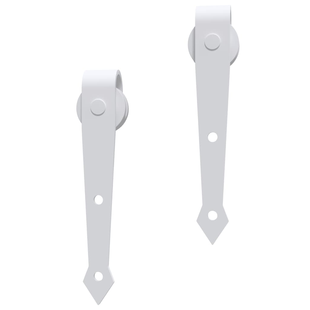 8720286854334_g_en_hd_3 vidaXL Sliding Door Hardware Kit 200 cm Steel White - Image 5