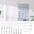 vidaXL Sliding Door Hardware Kit 200 cm Steel White - Image 6