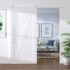 vidaXL Sliding Door Hardware Kit 200 cm Steel White