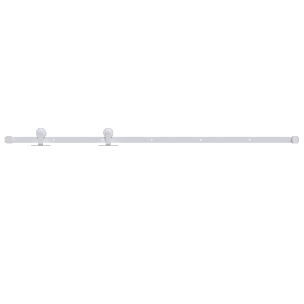 8720286854372_a_en_hd_1 vidaXL Sliding Door Hardware Kit 200 cm Steel White - Image 2