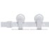vidaXL Sliding Door Hardware Kit 200 cm Steel White - Image 3