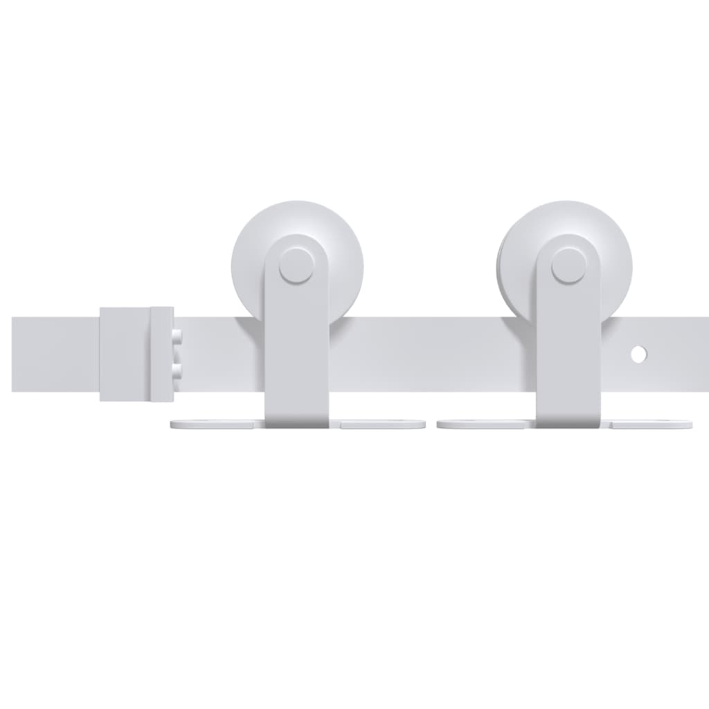 8720286854372_g_en_hd_1 vidaXL Sliding Door Hardware Kit 200 cm Steel White - Image 3