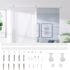 vidaXL Sliding Door Hardware Kit 200 cm Steel White - Image 6