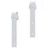 vidaXL Sliding Door Hardware Kit 200 cm Steel White - Image 5