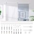 vidaXL Sliding Door Hardware Kit 200 cm Steel White - Image 6