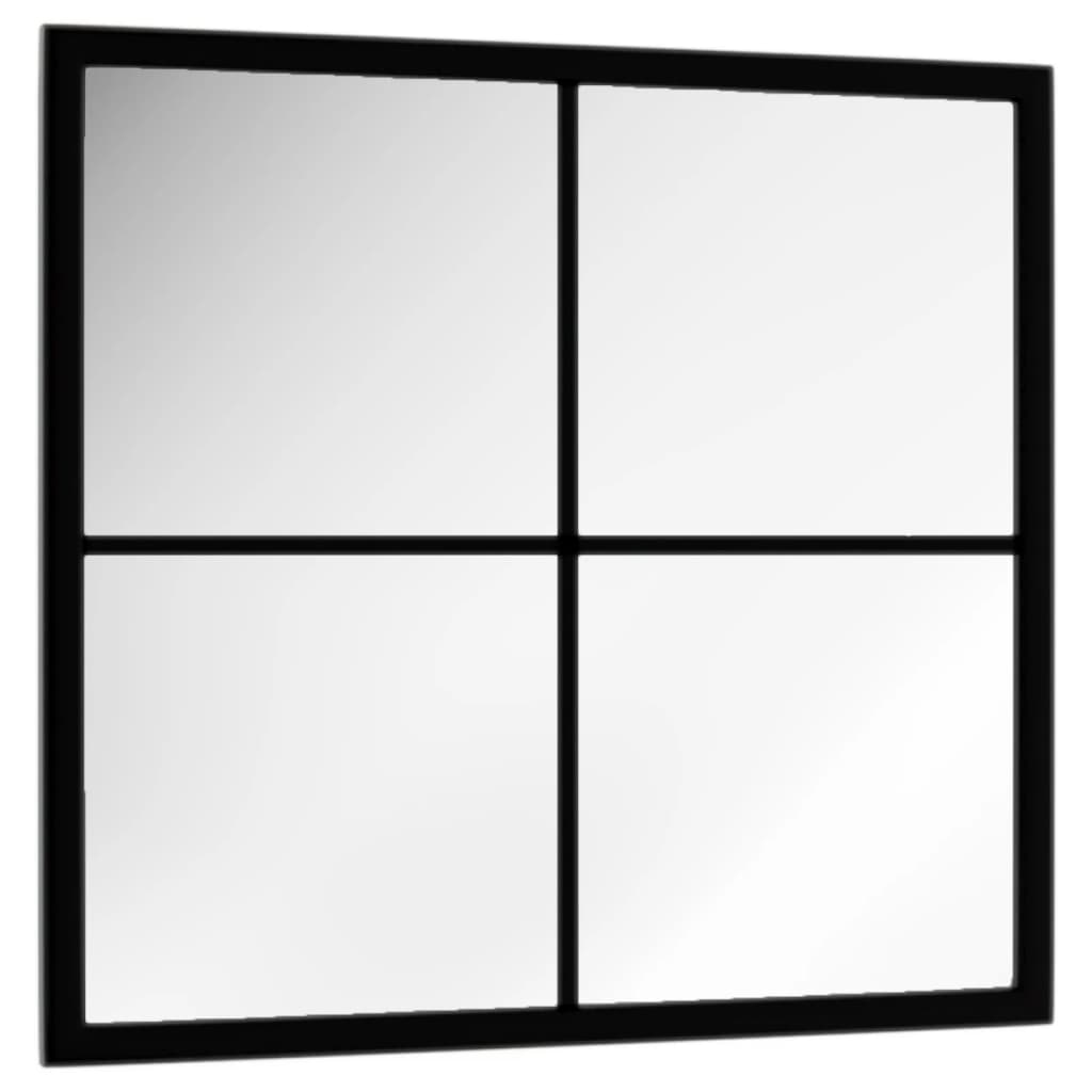8720286854419_g_en_hd_1 vidaXL Wall Mirror Black 40x40 cm Metal - Image 3