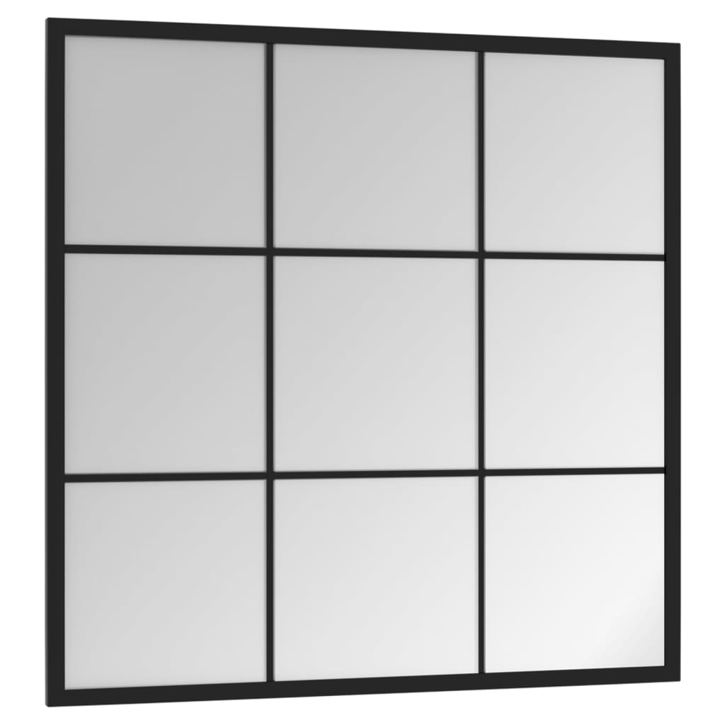 8720286854433_g_en_hd_1 vidaXL Wall Mirror Black 60x60 cm Metal - Image 3