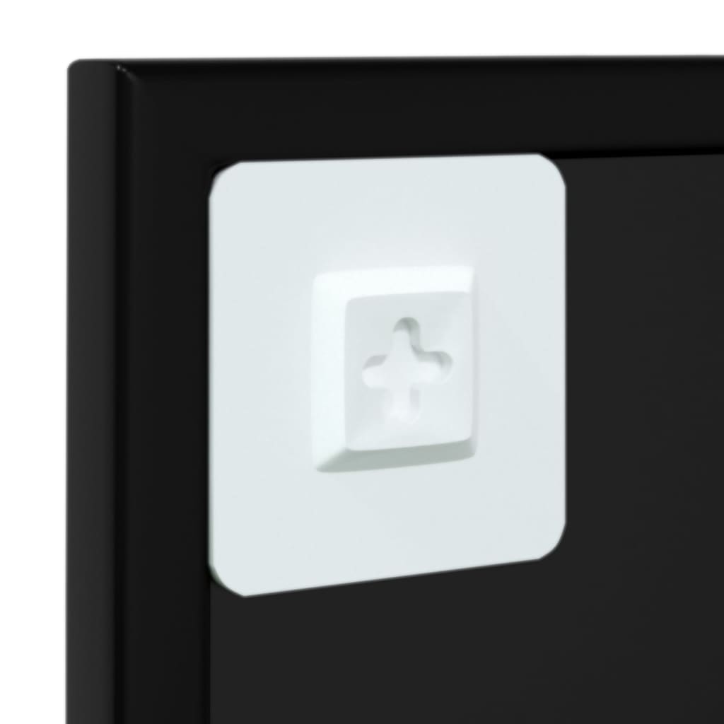 8720286854433_g_en_hd_3 vidaXL Wall Mirror Black 60x60 cm Metal - Image 5