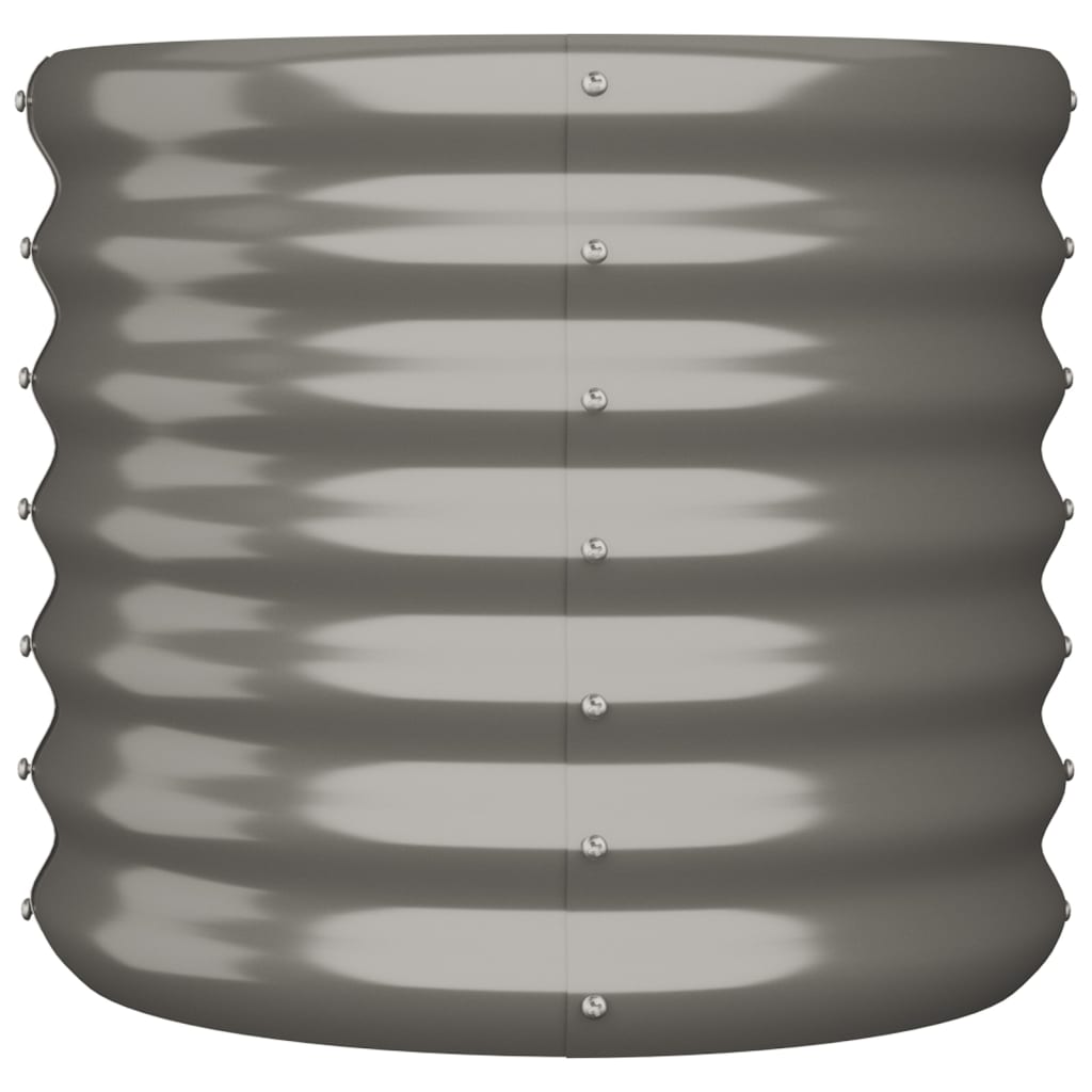 8720286855478_g_en_hd_1 vidaXL Garden Planter Galvanised Steel 40x40x36 cm Grey - Image 3