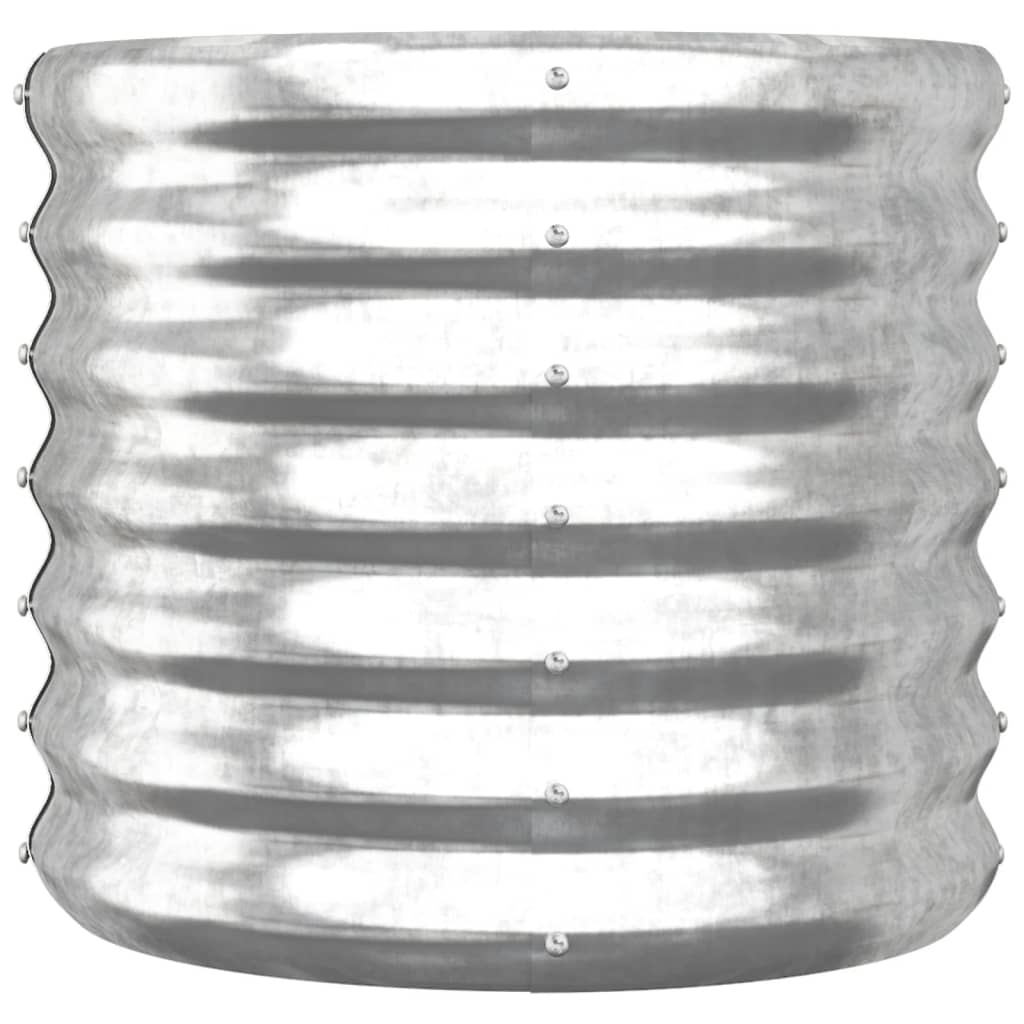 8720286855508_g_en_hd_1 vidaXL Garden Planter Galvanised Steel 40x40x36 cm Silver - Image 3