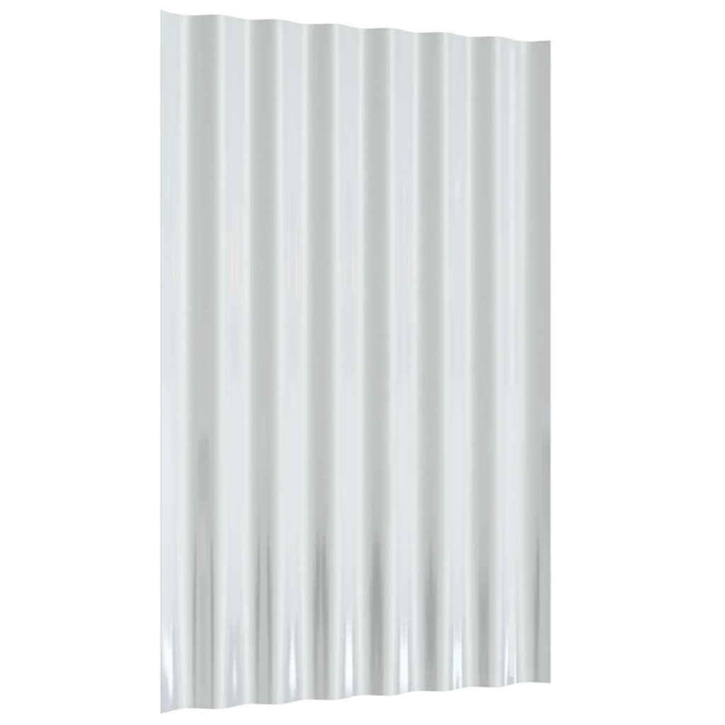 8720286858271_g_en_hd_3 vidaXL Roof Panels 12 pcs Galvanised Steel Grey 60x36 cm - Image 5