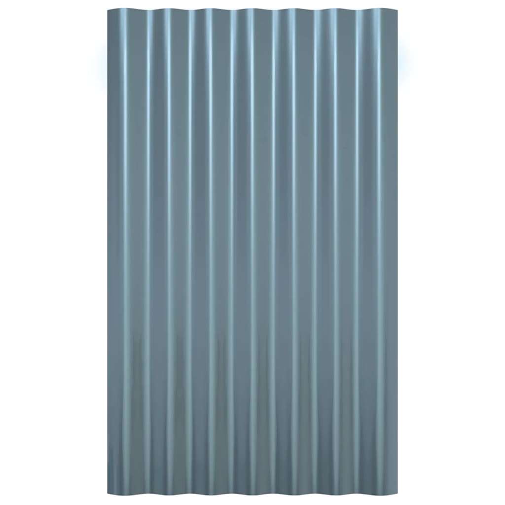 8720286858325_g_en_hd_2 vidaXL Roof Panels 36 pcs Galvanised Steel Grey 60x36 cm - Image 4