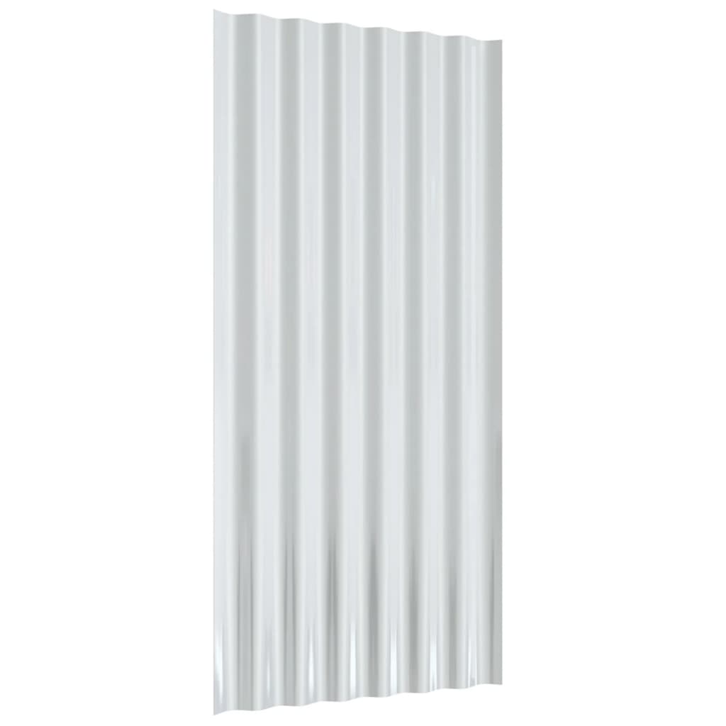 8720286858370_g_en_hd_3 vidaXL Roof Panels 12 pcs Galvanised Steel Grey 80x36 cm - Image 5