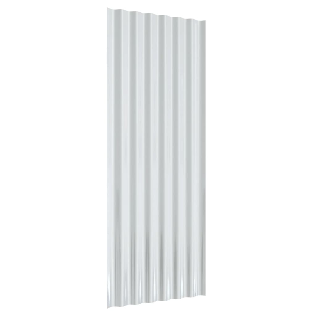 8720286858462_g_en_hd_3 vidaXL Roof Panels 12 pcs Galvanised Steel Grey 100x36 cm - Image 5