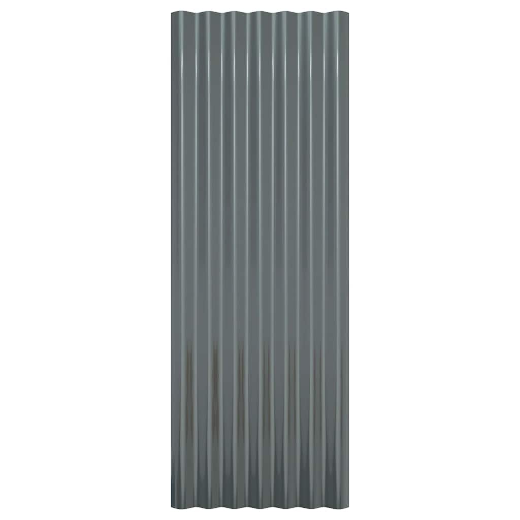 8720286858486_g_en_hd_2 vidaXL Roof Panels 12 pcs Galvanised Steel Anthracite 100x36 cm - Image 4