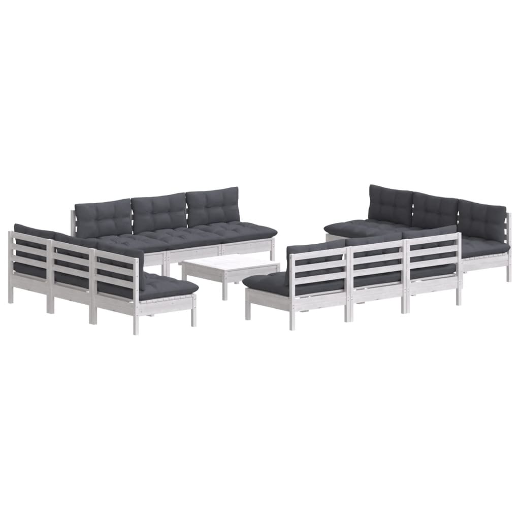 8720286859124_g_en_hd_1 vidaXL 13 Piece Garden Lounge Set with Anthracite Cushions Pinewood - Image 3