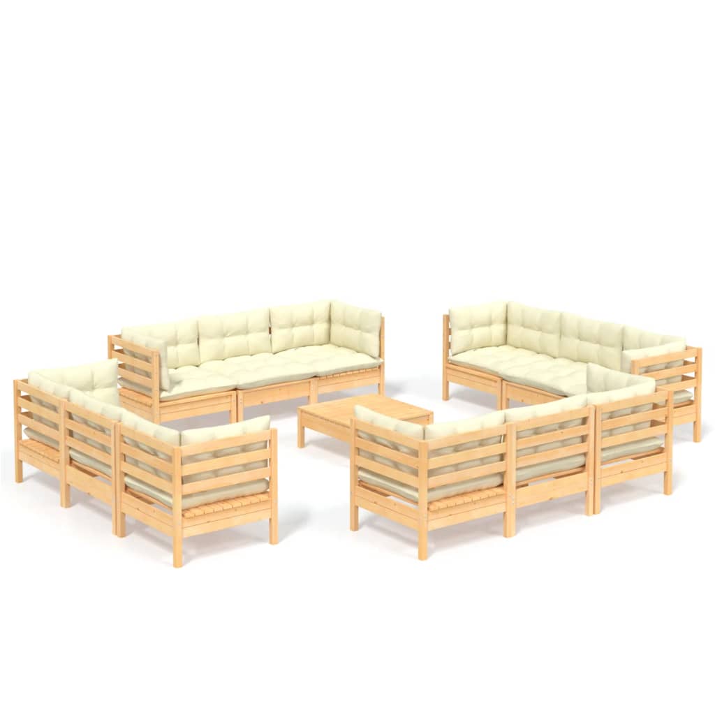 8720286859292_a_en_hd_1 vidaXL 13 Piece Garden Lounge Set with Cream Cushions Pinewood - Image 2