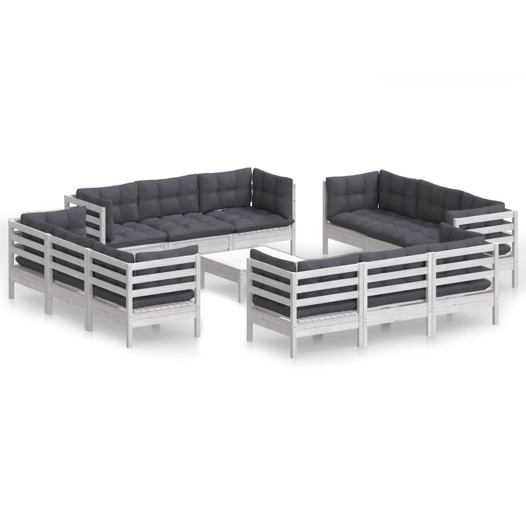 8720286859308_a_en_hd_1 vidaXL 13 Piece Garden Lounge Set with Anthracite Cushions Pinewood - Image 2
