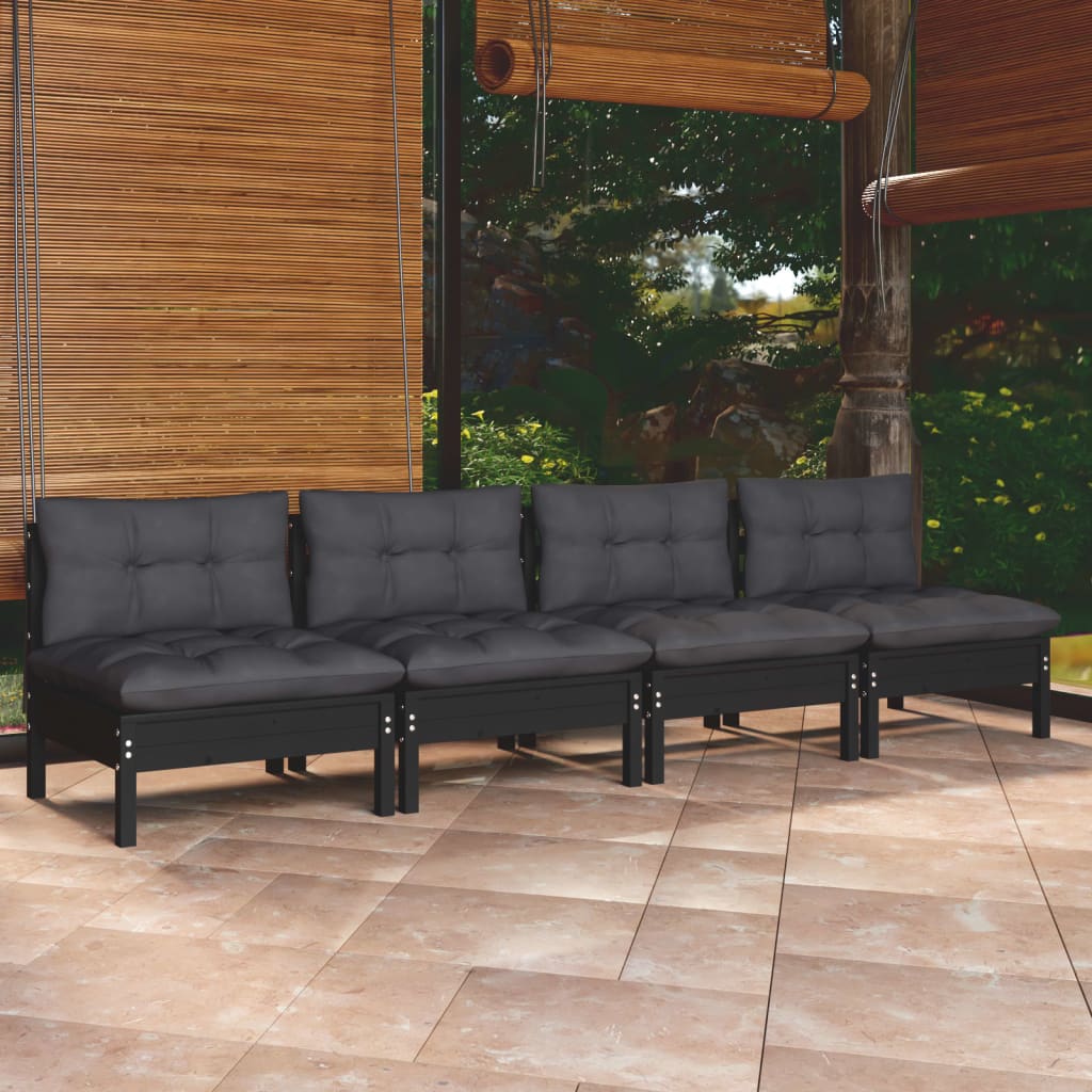 8720286859872_m_en_hd_1 vidaXL 4-Seater Garden Sofa with Anthracite Cushions Solid Pinewood - Image 1